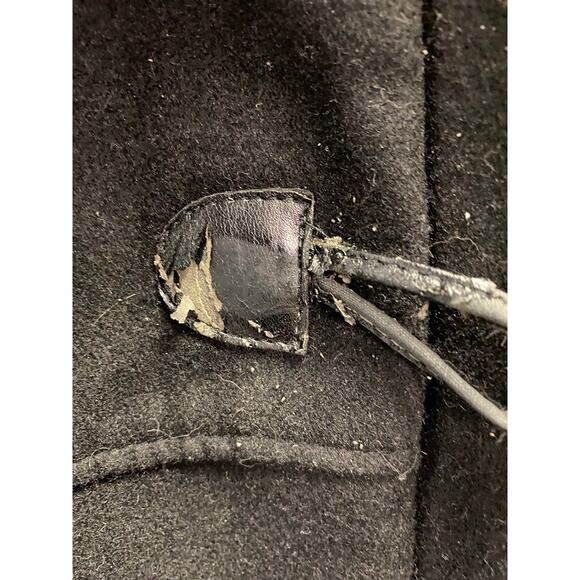 Wool XL black Zipper and Button Closure - Picture 4 of 4